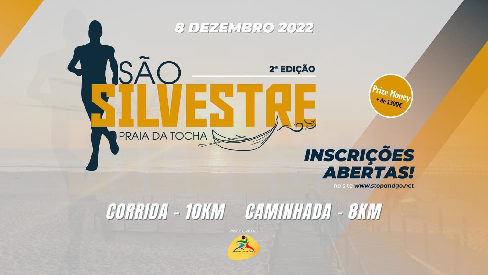 Cartaz da 2.ª São Silvestre Praia da Tocha